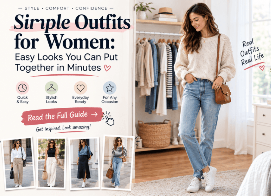 Simple Outfits for Women: Easy Looks You Can Put Together in Minutes